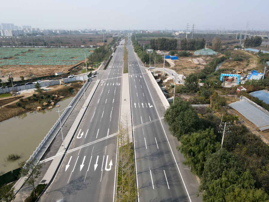 济南市温梁路（稼轩路至春晖路）蹊径建设工程